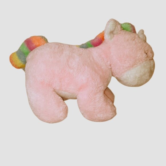 2020 Aurora World Ebba Pink Rainbow Unicorn Plush Toy Stuffed Animal 11” - Picture 3 of 5